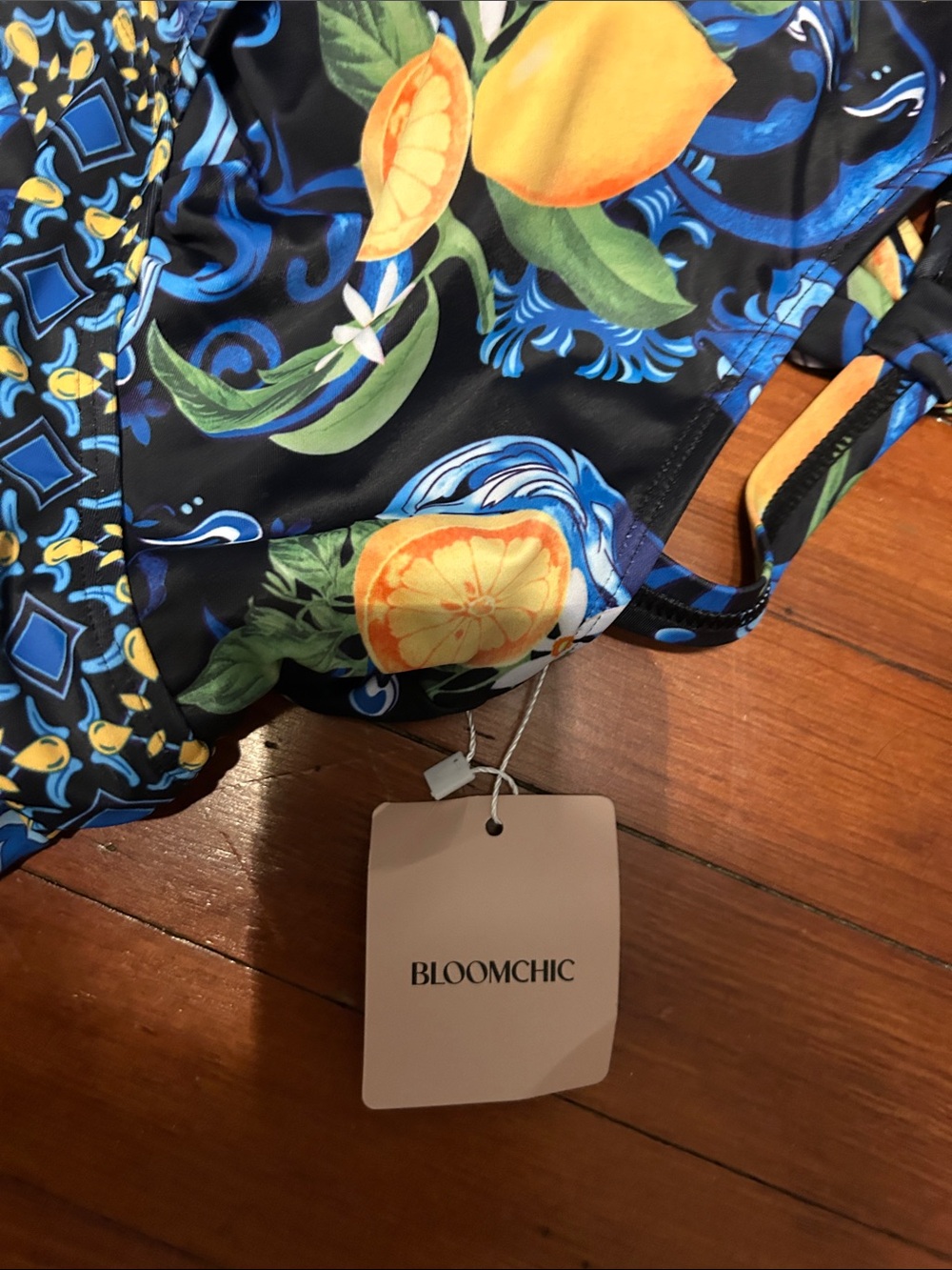 BloomChic One Piece Swimsuit with Matching Swim Skirt Cover up - Picture 10 of 12